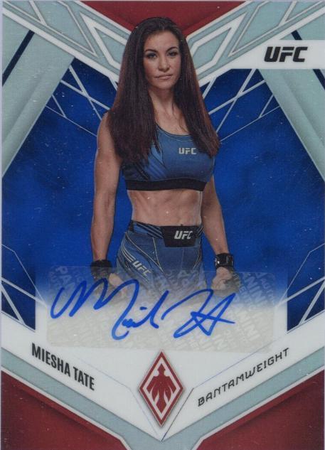 Miesha Tate 2023 Panini Chronicles UFC Phoenix Autographs #22 Blue