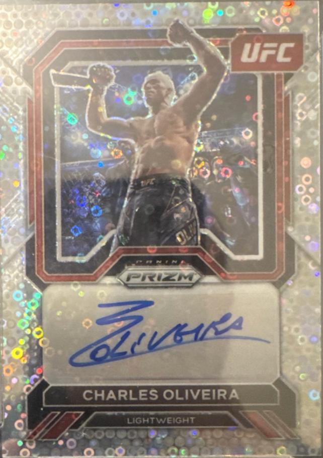 Charles Oliveira 2023 Panini Select UFC Signatures #7 Disco