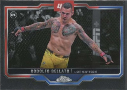 Rodolfo Bellato 2025 Topps Chrome UFC Base #194 Red Refractor