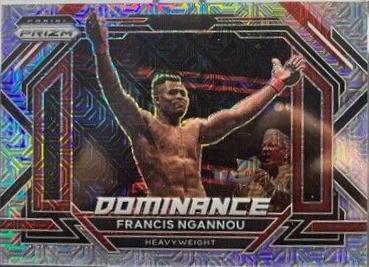 Francis Ngannou 2023 Panini Prizm UFC Dominance #22 Mojo