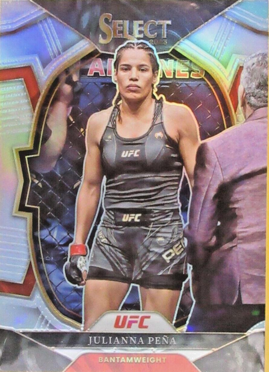 Julianna Peña 2023 Panini Select UFC Concourse #37 Silver