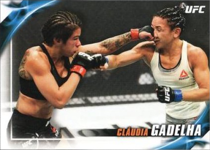 Claudia Gadelha 2019 Topps UFC Knockout Base #3 Blue