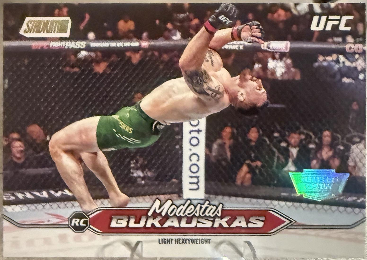 Modestas Bukauskas 2025 Topps Stadium Club UFC Base #35 Members Only