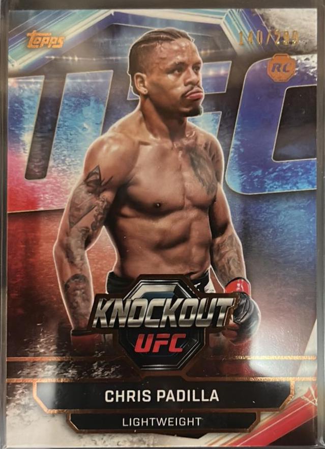 Chris Padilla 2026 Topps Knockout UFC Base #60 Bronze