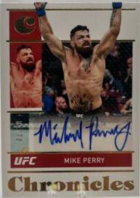 Mike Perry 2022 Panini Chronicles UFC Chronicles Signatures #36 Gold