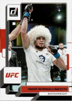 Umar Nurmagomedov 2023 Panini Donruss UFC Base #51 Press Proof Silver