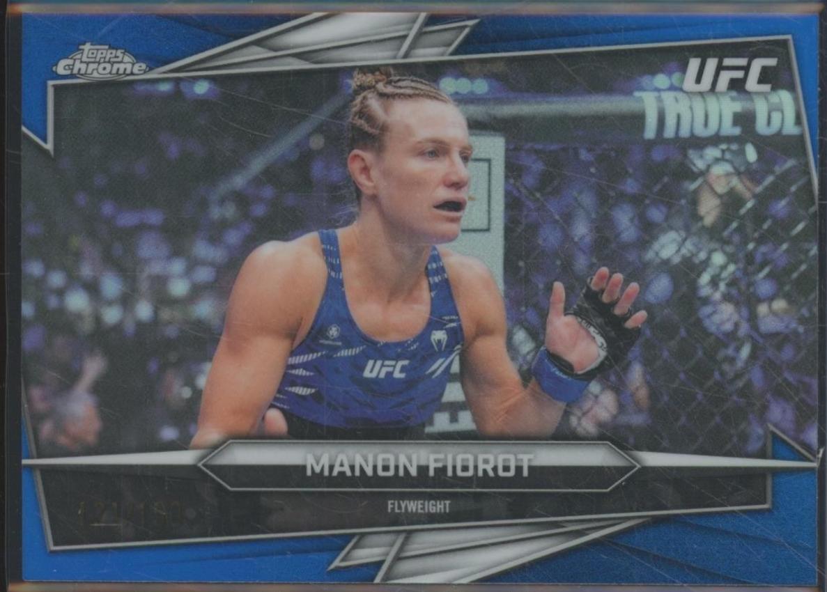 Manon Fiorot 2026 Topps Chrome UFC Base #70 Blue Refractor