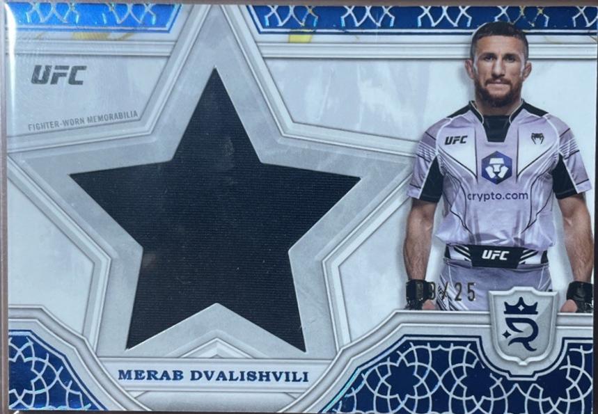 Merab Dvalishvili 2024 Topps Royalty UFC Star Relics #SRR-45 Blue
