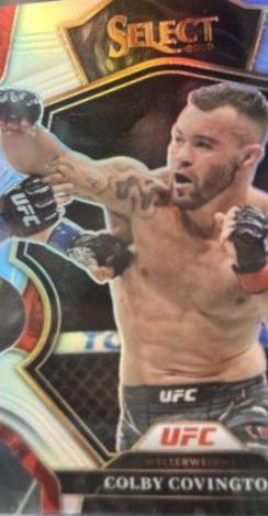 Colby Covington 2023 Panini Select UFC Premier Level #200 Red Blue Base