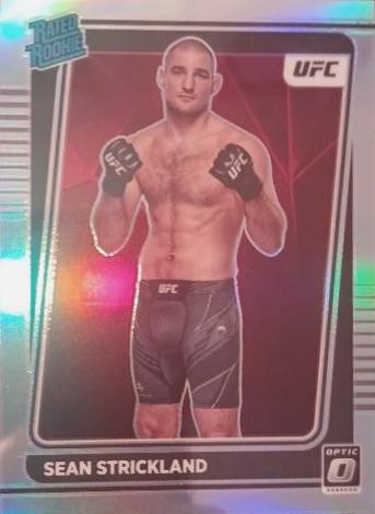 Sean Strickland 2022 Panini Donruss UFC Base #206 Silver
