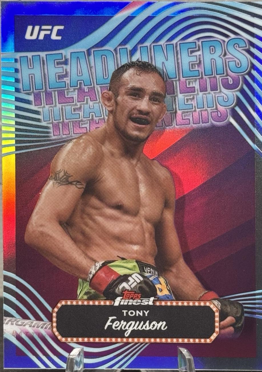 Tony Ferguson 2024 Topps Finest UFC Headliners #HDL-25 Refractor