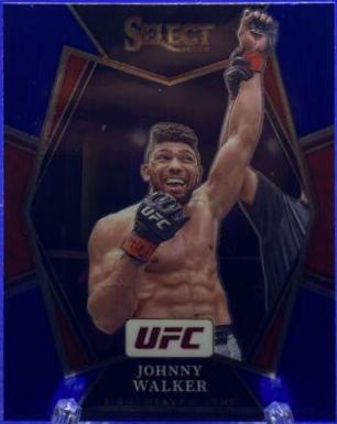 Johnny Walker 2022 Panini Select UFC Premier Level #164 Blue Prizm
