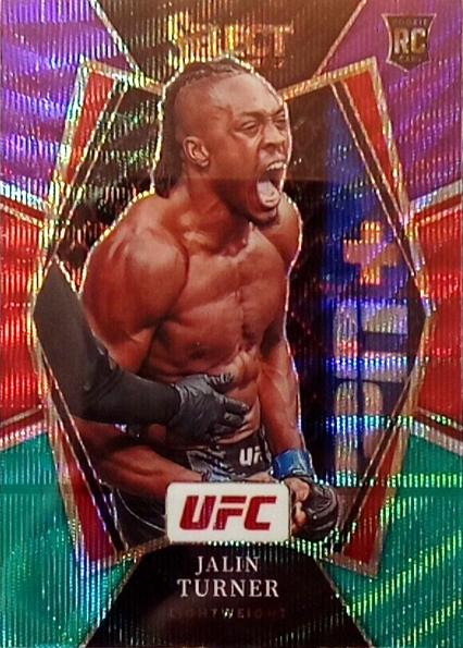 Jalin Turner 2022 Panini Select UFC Premier Level #140 Tri Color
