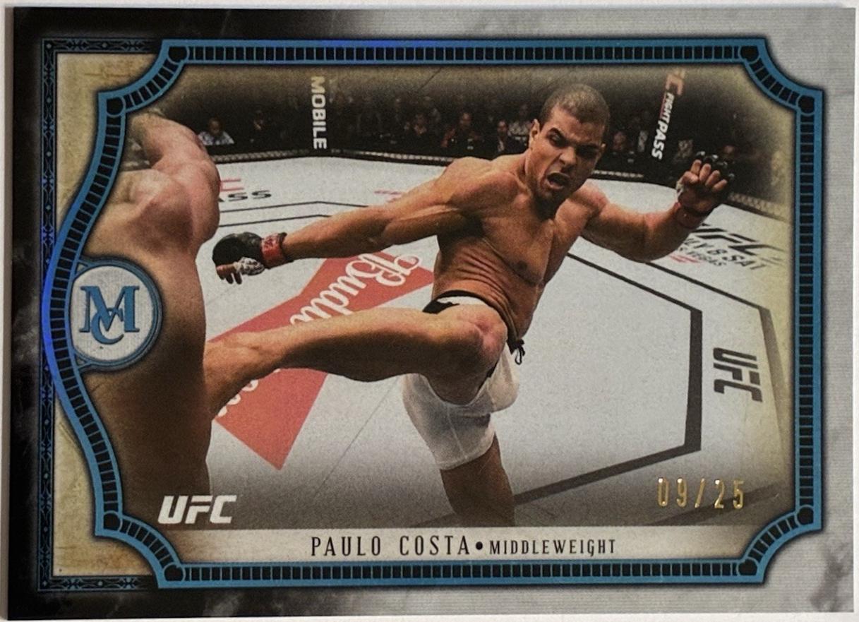 Paulo Costa 2018 Topps UFC Museum Collection Base #36 Sapphire