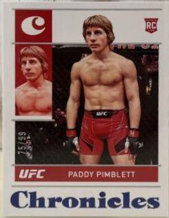 Paddy Pimblett 2022 Panini Chronicles UFC Base Chronicles #100 Purple