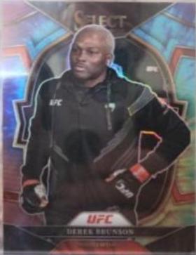 Derek Brunson 2023 Panini Select UFC Concourse #62 Tie Dye