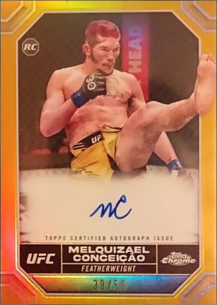 Melquizael Conceição 2024 Topps Chrome UFC Chrome Rookie Autographs #CRA-MCO Superfractor