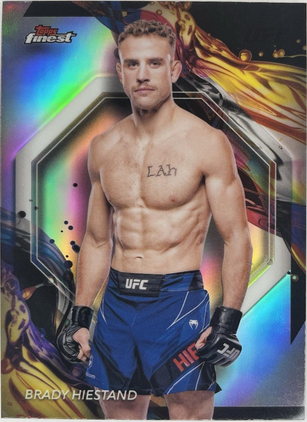 Brady Hiestand 2024 Topps Finest UFC Base Uncommon #162 Refractor