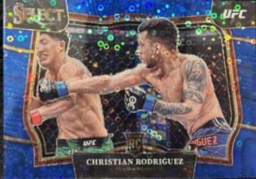 Christian Rodriguez 2023 Panini Select UFC Octagonside #211 Blue Disco