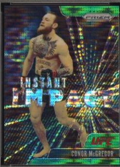 Conor McGregor 2021 Panini Prizm UFC Instant Impact #9 Green Pulsar