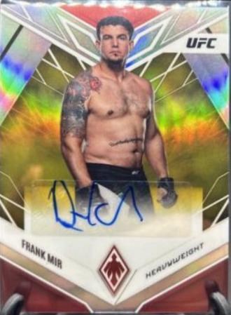 Frank Mir 2023 Panini Chronicles UFC Phoenix Autographs #9 Gold