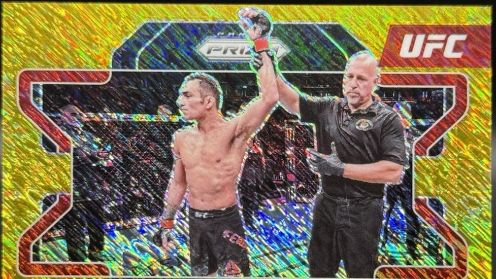 Tony Ferguson 2022 Panini Prizm UFC Base #22 Gold Shimmer