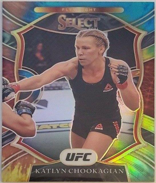 Katlyn Cerminara 2021 Panini Select UFC Concourse #17 Tie Dye