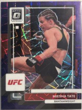 Miesha Tate 2023 Panini Donruss Optic UFC Base #36 Purple Velocity