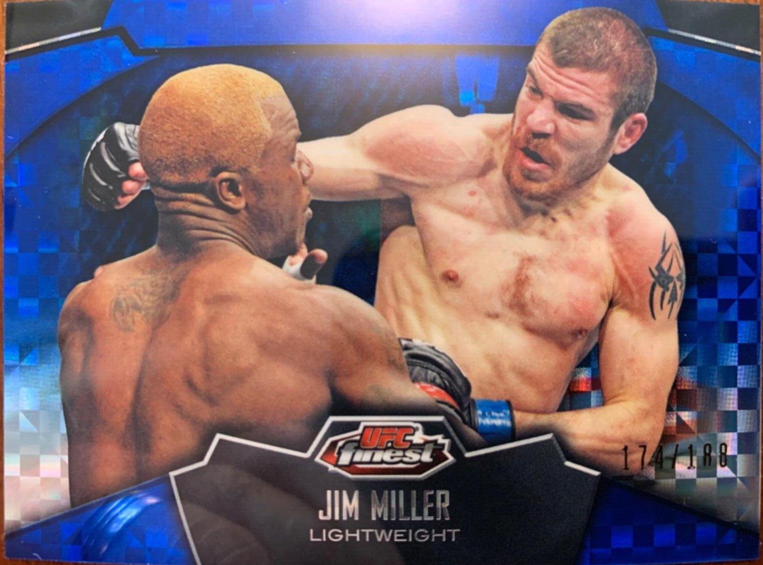 Jim Miller 2012 Topps Finest UFC Base #66 Xfractor
