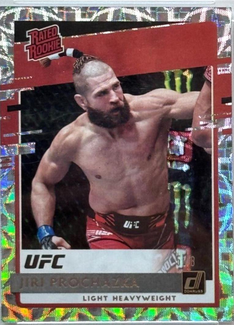 Jiri Prochazka 2021 Panini Chronicles UFC Base Donruss Rated Rookies #22 Asia Gold