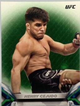 Henry Cejudo 2018 Topps UFC Knockout Base #32 Green