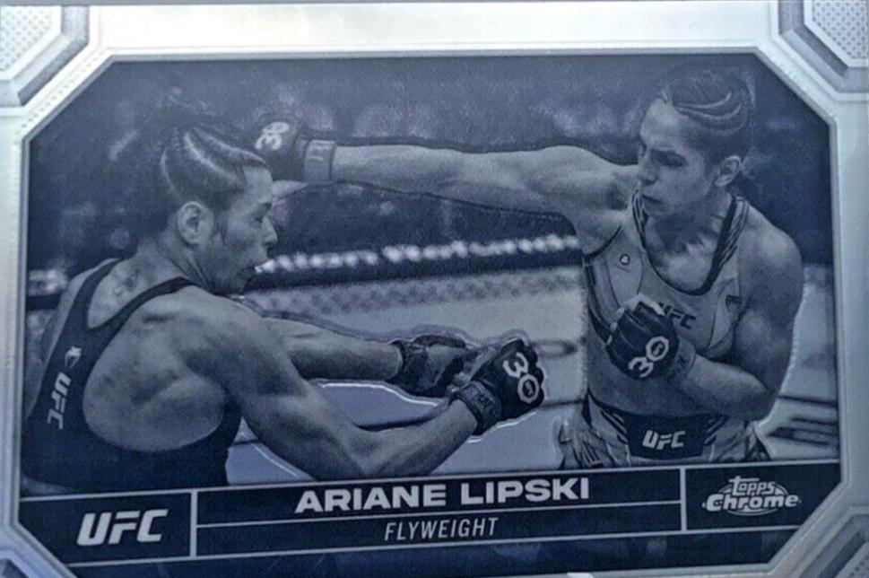 Ariane da Silva 2024 Topps Chrome UFC Base #103 Negative Refractor