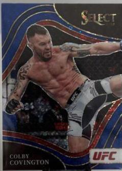 Colby Covington 2022 Panini Select UFC Octagonside #227 Blue Prizm