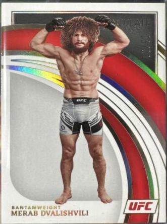 Merab Dvalishvili 2022 Panini Immaculate UFC Base #6 Gold