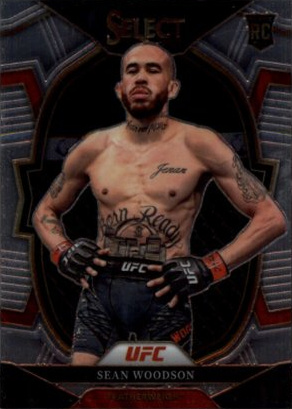 Sean Woodson 2023 Panini Select UFC Concourse #23 Green Disco