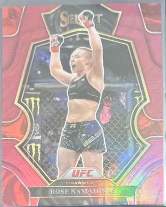 Rose Namajunas 2023 Panini Select UFC Premier Level #199 Maroon