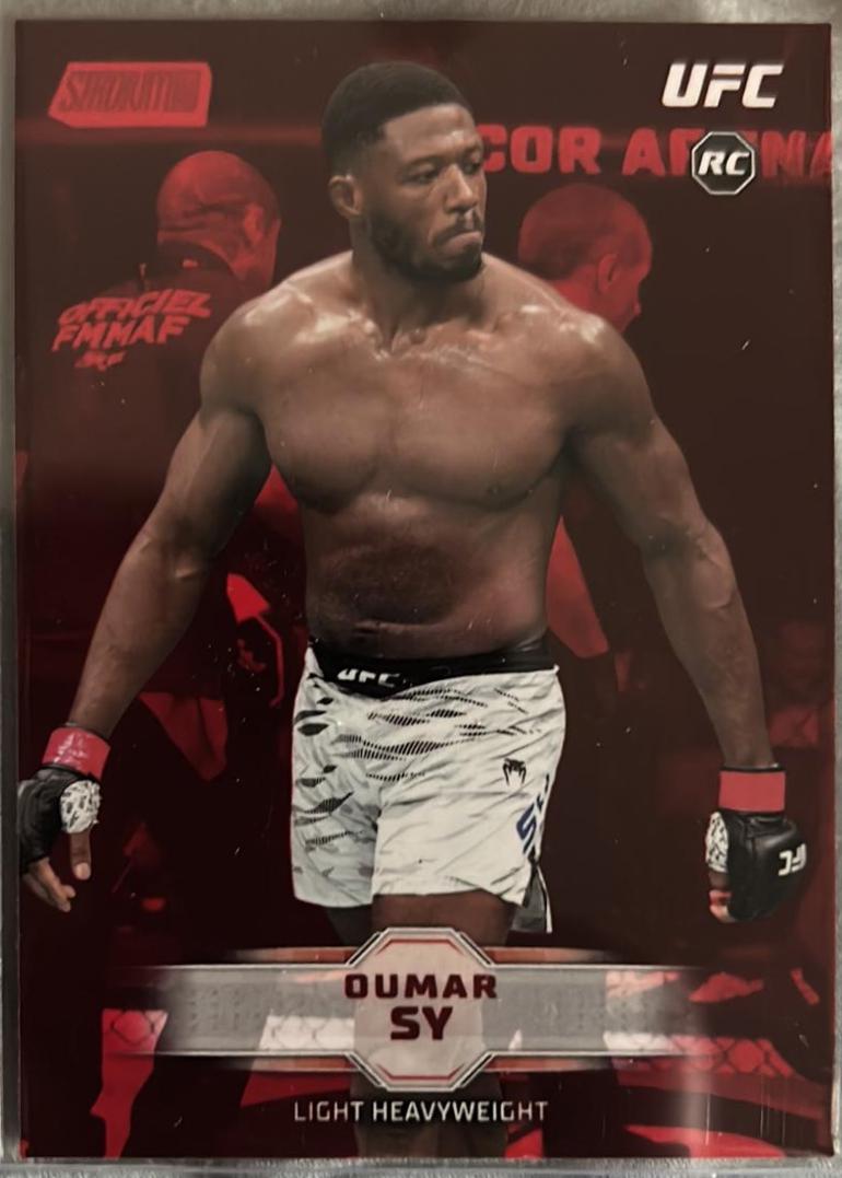 Oumar Sy 2026 Topps Stadium Club UFC Base #142 Lime Green
