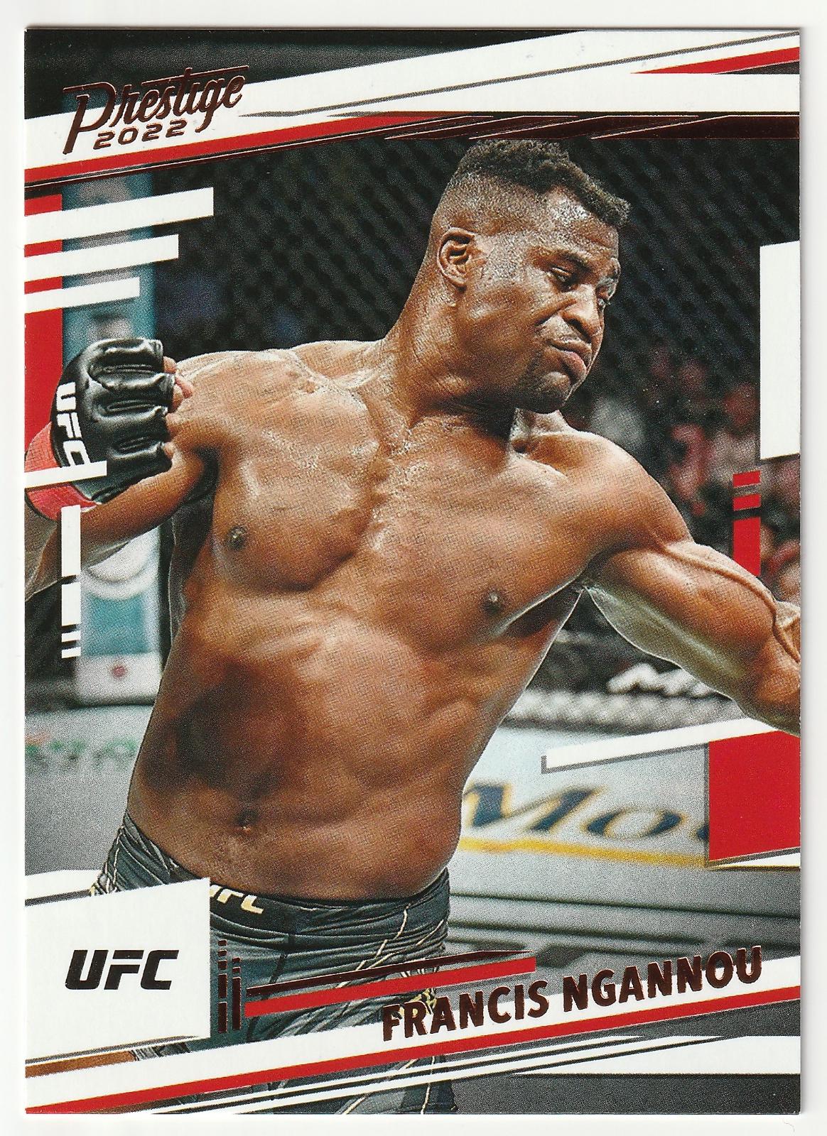 Francis Ngannou 2022 Panini Chronicles UFC Base Prestige #173 Bronze