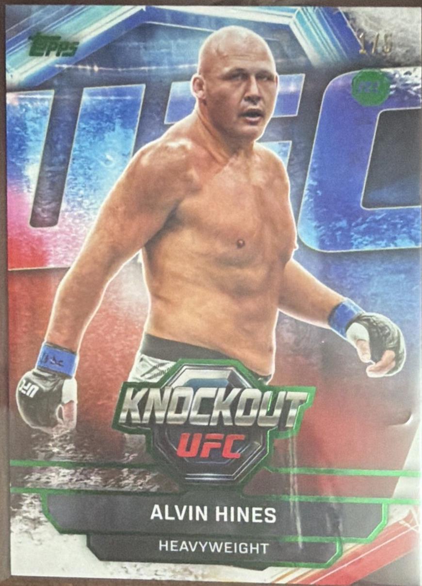 Alvin Hines 2026 Topps Knockout UFC Base #42 Red