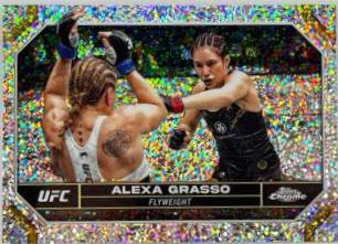 Alexa Grasso 2024 Topps Chrome UFC Base #6 Speckle Refractor