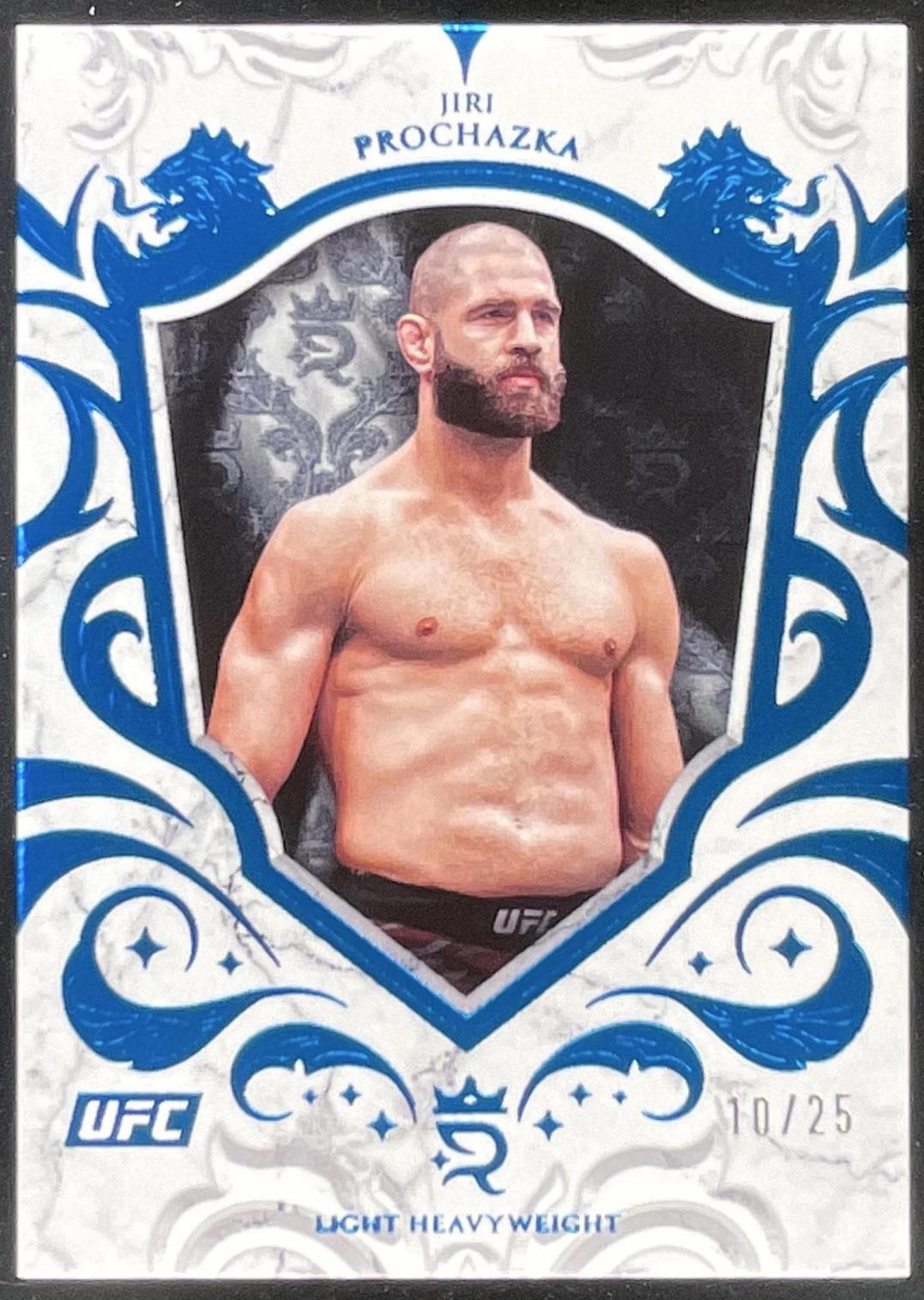 Jiri Prochazka 2025 Topps Royalty UFC Base #26 Blue