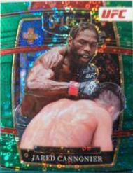 Jared Cannonier 2022 Panini Select UFC Concourse #8 Green Disco