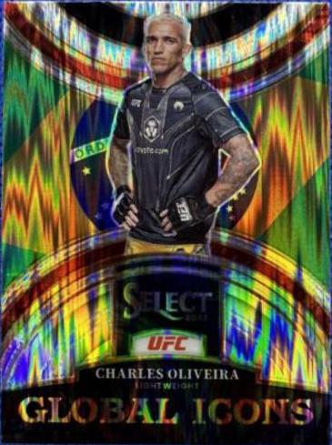 Charles Oliveira 2023 Panini Select UFC Global Icons #22 Flash