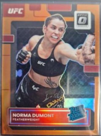 Norma Dumont 2023 Panini Donruss Optic UFC Base #133 Orange