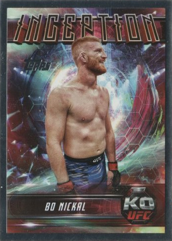 Bo Nickal 2025 Topps Knockout UFC Inception #IN-49 Red