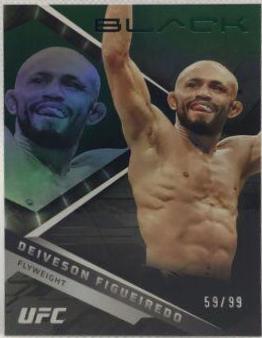 Deiveson Figueiredo 2022 Panini Chronicles UFC Base Black #217 Platinum