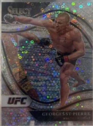 Georges St-Pierre 2021 Panini Select UFC Octagonside #243 Disco