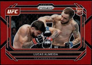 Lucas Almeida 2023 Panini Prizm UFC Base #75 Red
