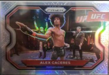 Alex Caceres 2021 Panini Prizm UFC Base #112 Silver