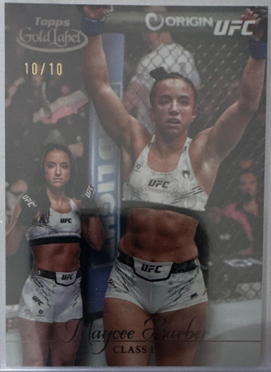 Maycee Barber 2024 Topps Gold Label UFC Base Class I #76 Black